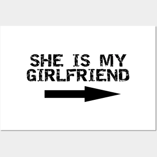 she's my girlfriend Posters and Art